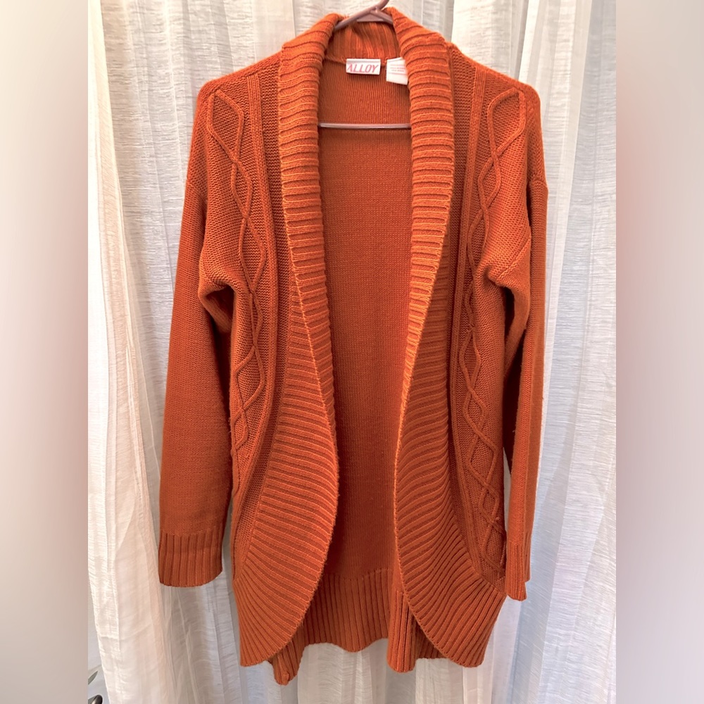 Rusty Orange Cardigan